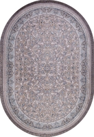 Ковер Иранский Farsi 1200 G256 light grey овал