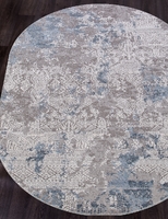 Ковер Armina 03851 blue/blue овал