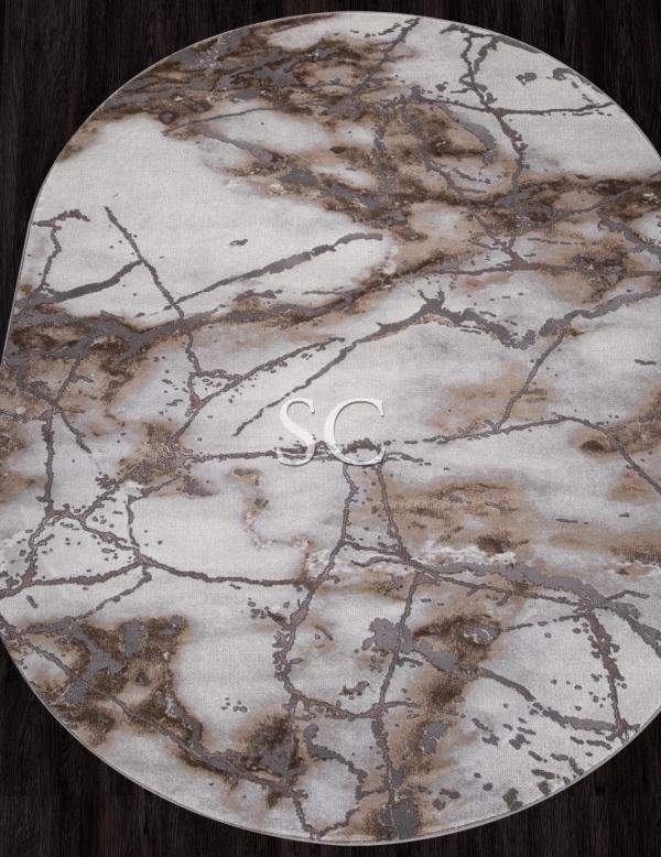 Ковер Graff 3270 grey-beige овал